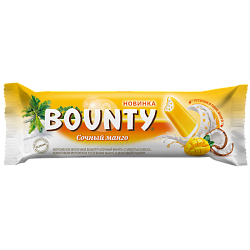 "BOUNTY" мороженое молочное сочный манго